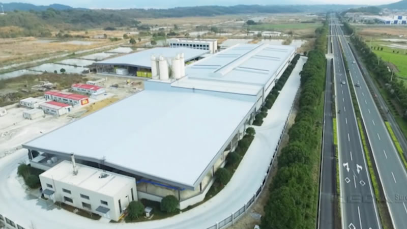 Usine de production de béton cellulaire autoclavé (AAC)